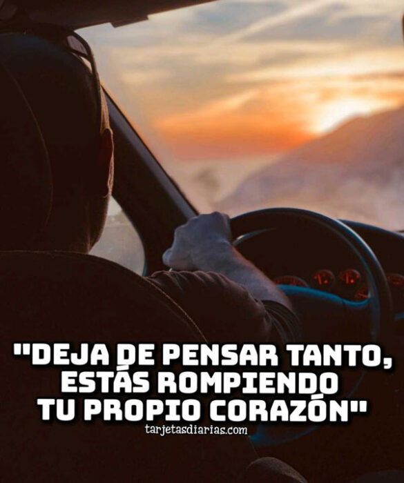 ESTÁS ROMPIENDO TU PROPIO CORAZÓN