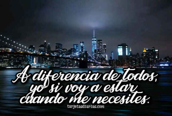 YO SI VOY A ESTAR CUANDO ME NECESITES