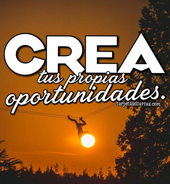 CREA TUS PROPIAS OPORTUNIDADES