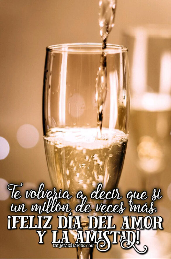 ¡FELIZ DÍA DEL AMOR Y LA AMISTAD! TE VOLVERÍA A DECIR QUE SI