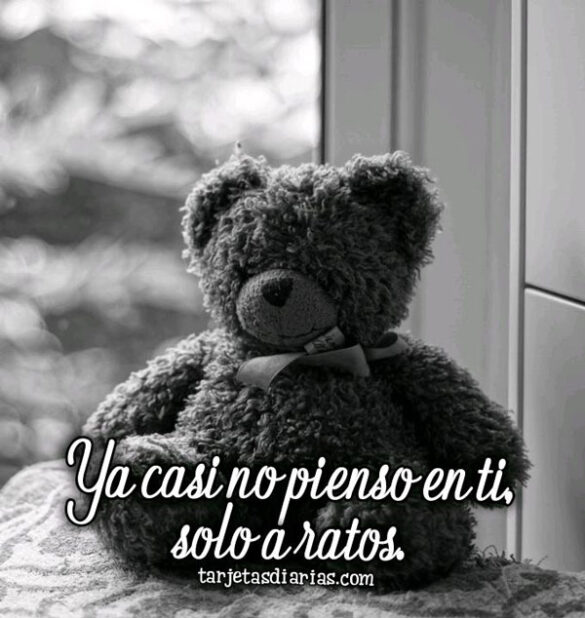 YA CASI NO PIENSO EN TI, SOLO A RATOS