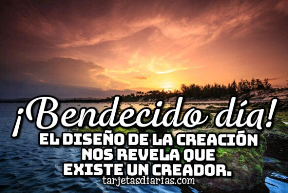 ¡BENDECIDO DÍA! EL DISEÑO DE LA CREACIÓN NOS REVELA QUE EXISTE UN CREADOR