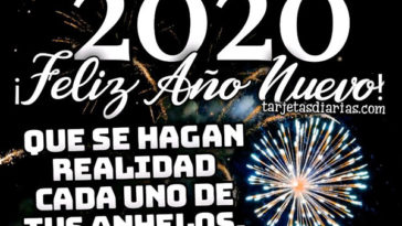Feliz Ano Nuevo 2020 Tarjetasdiarias Com