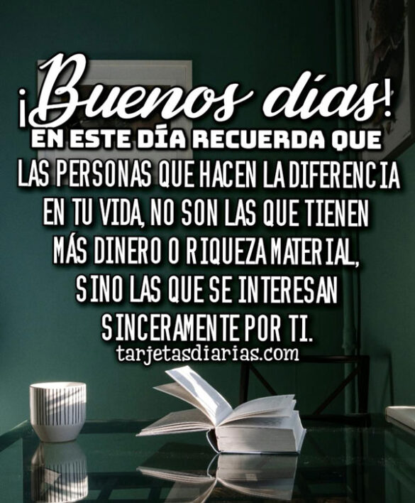 ¡BUENOS DÍAS! HAY ALGO QUE DEBES RECORDAR EN ESTE DÍA