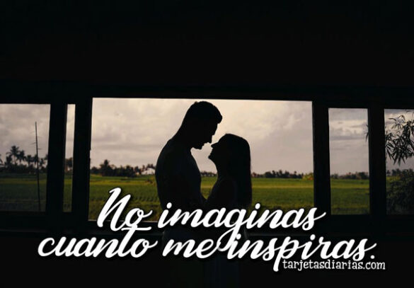 . NO IMAGINAS CUANTO ME INSPIRAS