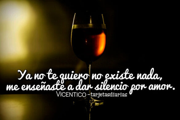 YA NO TE QUIERO NO EXISTE NADA, ME ENSEÑASTE A DAR SILENCIO POR AMOR