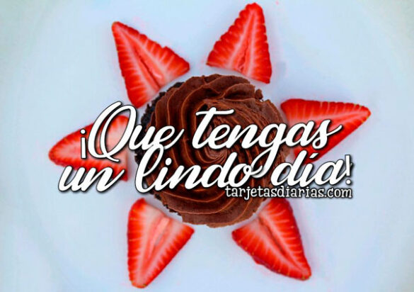 ¡QUE TENGAS UN LINDO DÍA!