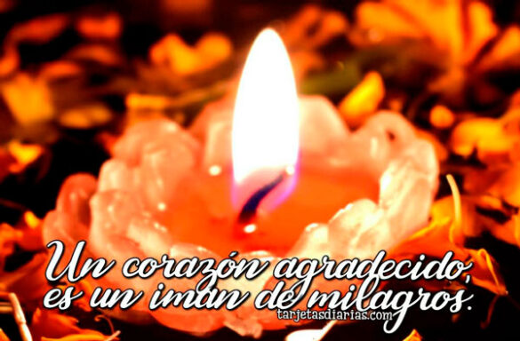 UN CORAZÓN AGRADECIDO, ES UN IMÁN DE MILAGROS