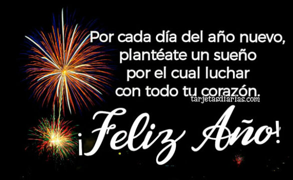 POR CADA DÍA DEL AÑO NUEVO, PLANTÉATE UN SUEÑO ¡FELIZ AÑO!
