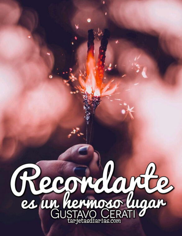 RECORDARTE ES UN HERMOSO LUGAR