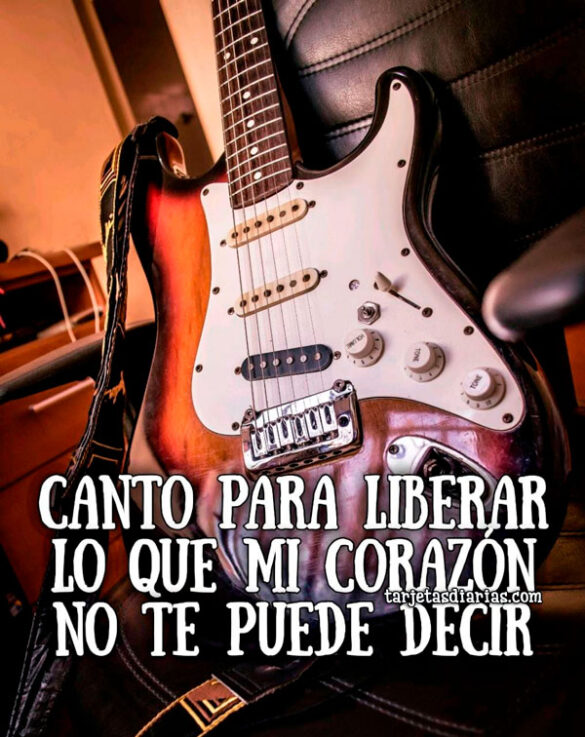 CANTO PARA LIBERAR LO QUE MI CORAZÓN NO TE PUEDE DECIR