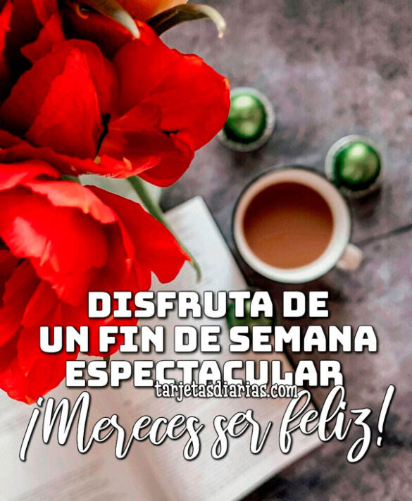 DISFRUTA DE UN FIN DE SEMANA ESPECTACULAR ¡MERECES SER FELIZ!