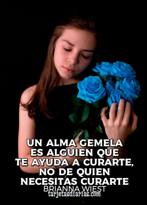 UN ALMA GEMELA ES ALGUIEN QUE TE AYUDA A CURARTE, NO DE QUIEN NECESITAS CURARTE