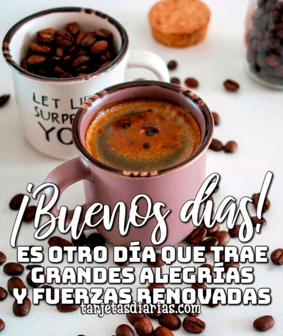 ES OTRO DÍA QUE TRAE GRANDES ALEGRÍAS Y FUERZAS RENOVADAS