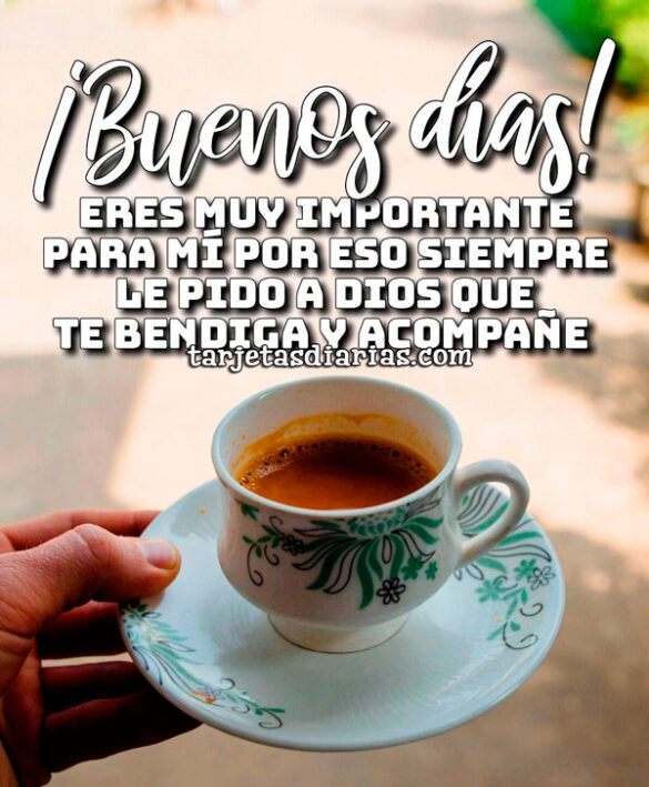 ERES MUY IMPORTANTE PARA MÍ, POR ESO SIEMPRE LE PIDO A DIOS QUE TE BENDIGA