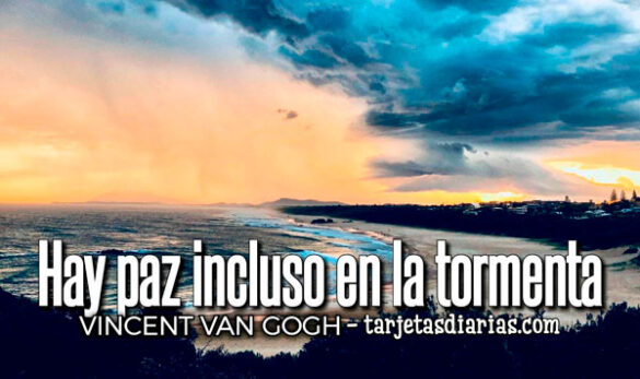 HAY PAZ INCLUSO EN LA TORMENTA