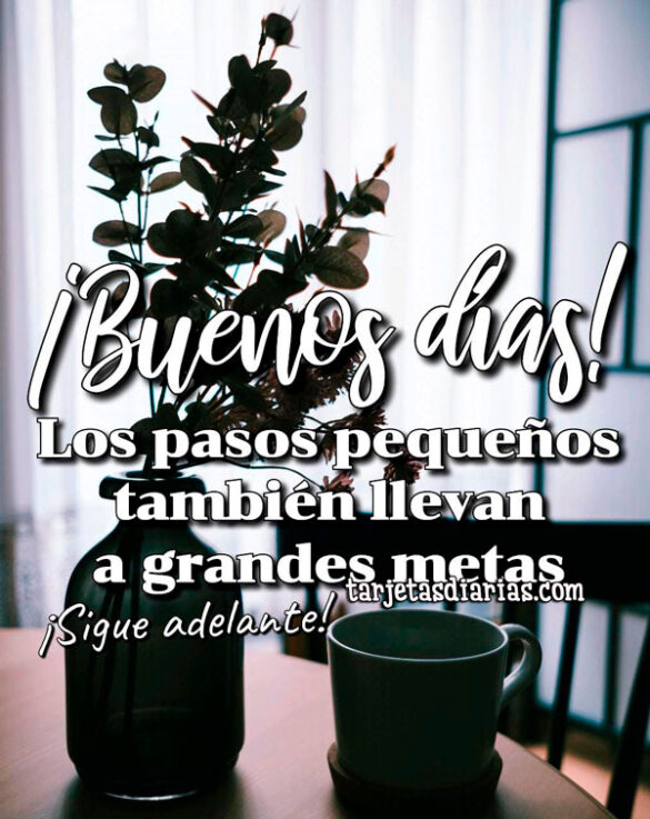 LOS PASOS PEQUEÑOS TAMBIÉN LLEVAN A GRANDES METAS