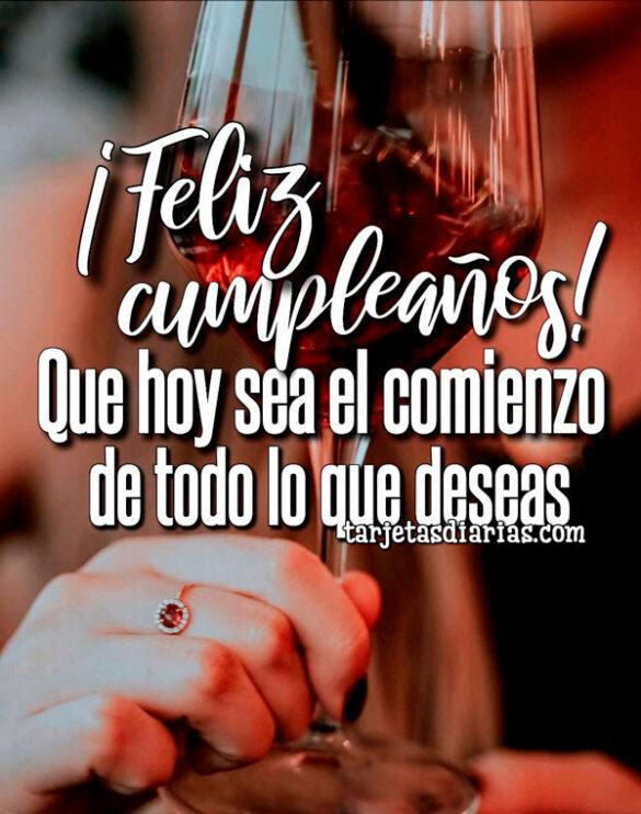 QUE HOY SEA EL COMIENZO DE TODO LO QUE DESEAS