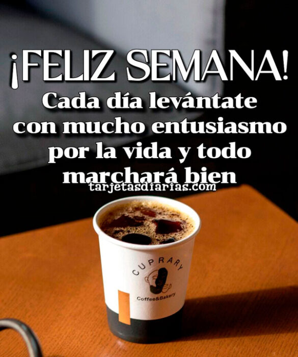 CADA DÍA LEVÁNTATE CON MUCHO ENTUSIASMO POR LA VIDA