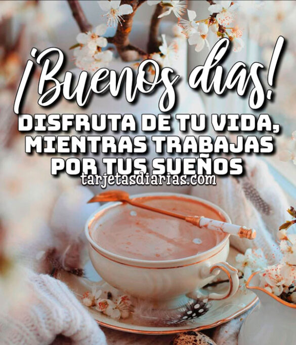DISFRUTA DE TU VIDA MIENTRAS TRABAJAS POR TUS SUEÑOS