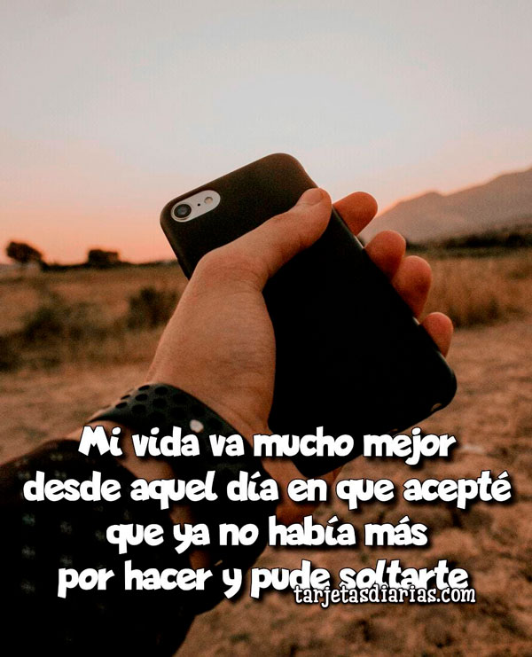 MI VIDA VA MUCHO MEJOR DESDE AQUEL DÍA - Tarjetas Diarias