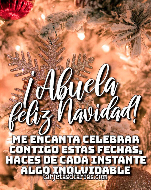 ¡ABUELA FELIZ NAVIDAD!