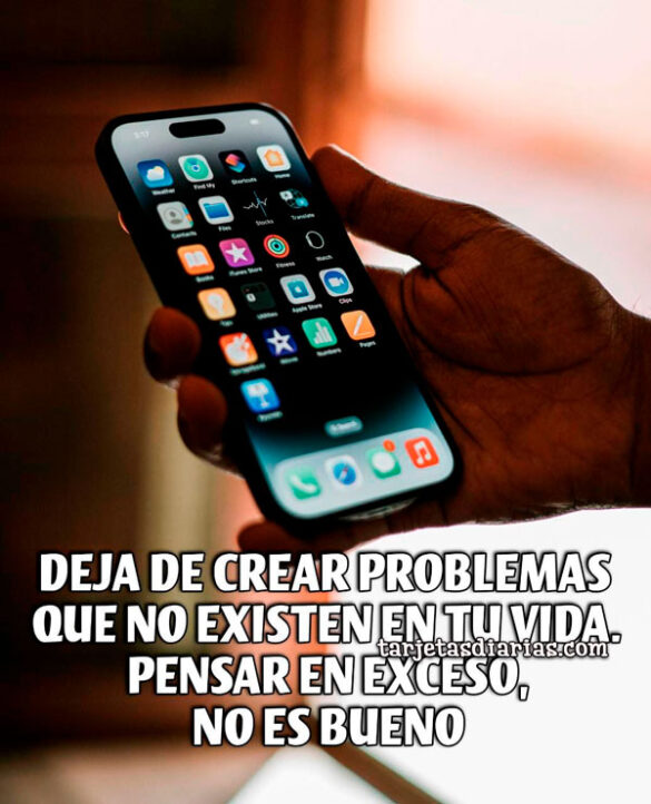 DEJA DE CREAR PROBLEMAS QUE NO EXISTEN EN TU VIDA. PENSAR EN EXCESO NO ES BUENO