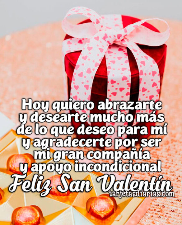 HOY QUIERO ABRAZARTE Y DESEARTE MUCHO MÁS DE LO QUE DESEO PARA MÍ