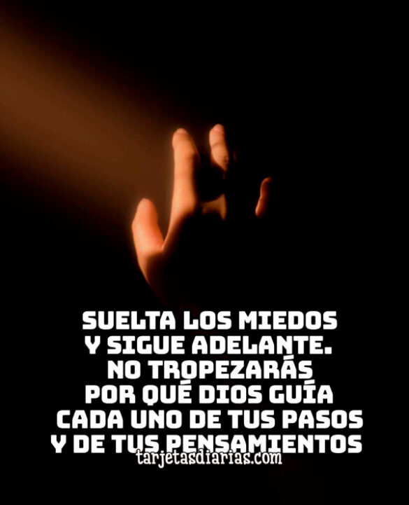 NO TROPEZARÁS PORQUE DIOS GUÍA CADA UNO DE TUS PASOS Y DE TUS PENSAMIENTOS