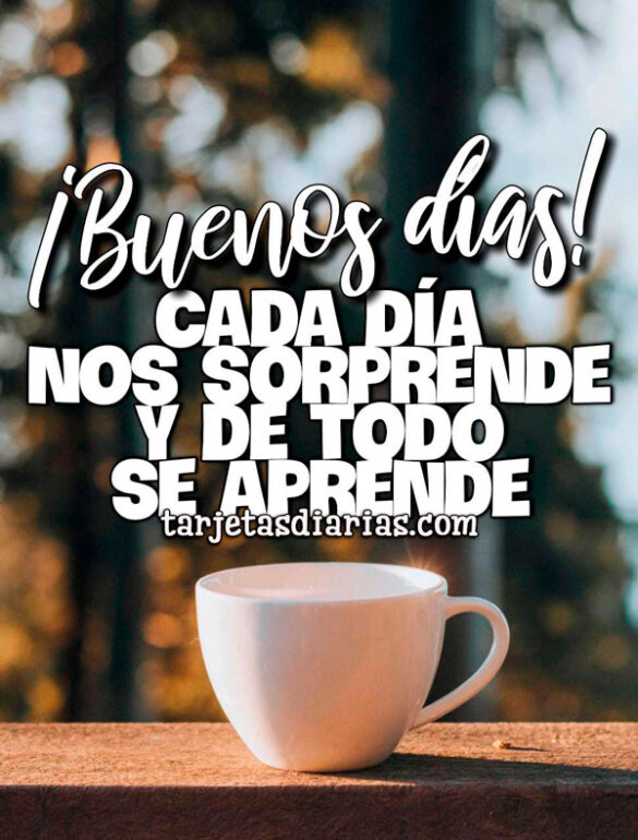 CADA DÍA NOS SORPRENDE Y DE TODO SE APRENDE