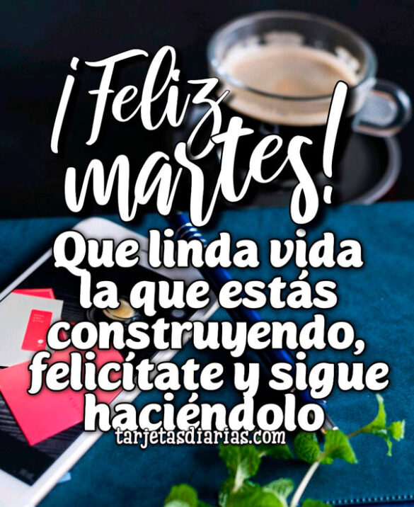 QUE LINDA VIDA LA QUE ESTÁS CONSTRUYENDO, FELICÍTATE Y SIGUE HACIÉNDOLO