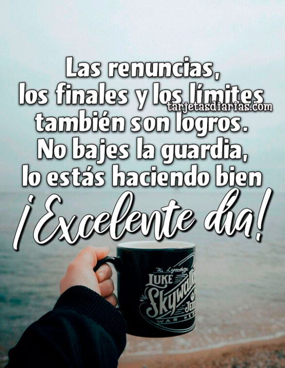 LAS RENUNCIAS, LOS FINALES Y LOS LÍMITES TAMBIÉN SON LOGROS