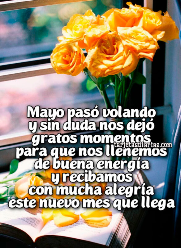 MAYO PASÓ VOLANDO Y SIN DUDA NOS DEJÓ GRATOS MOMENTOS