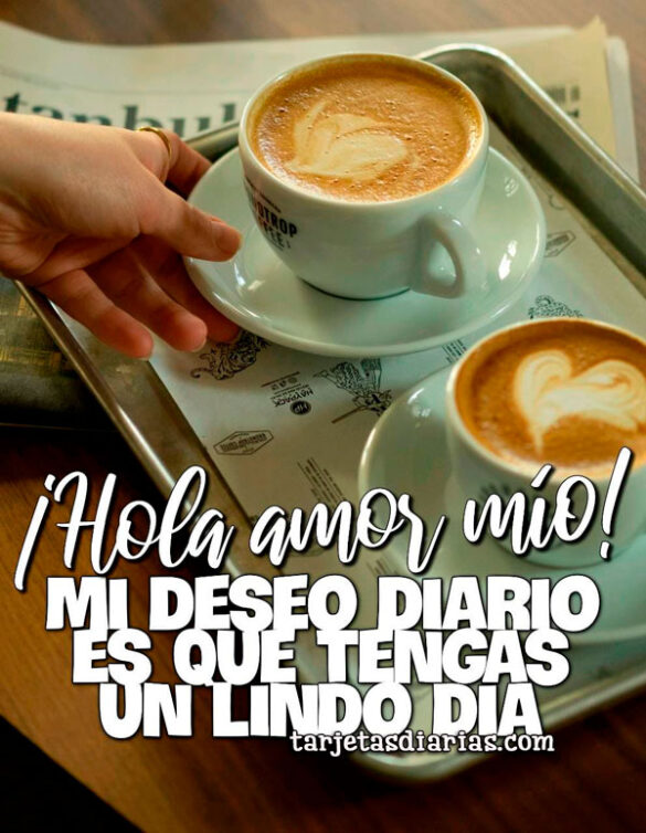 MI DESEO DIARIO ES QUE TENGAS UN LINDO DÍA