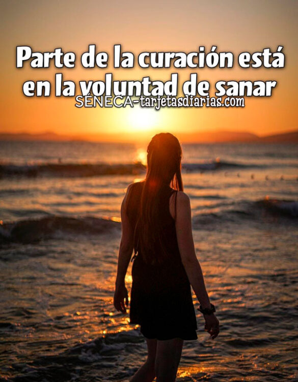 PARTE DE LA CURACIÓN ESTÁ EN LA VOLUNTAD DE SANAR