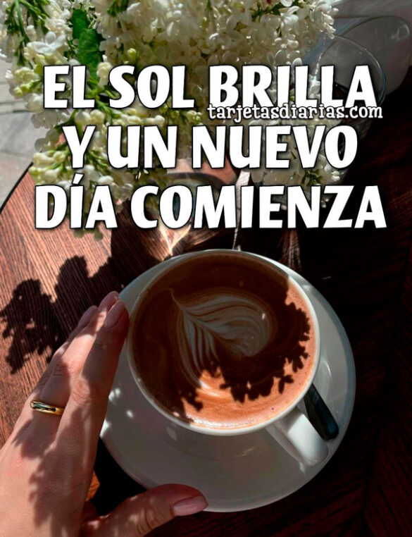 EL SOL BRILLA Y UN NUEVO DÍA COMIENZA
