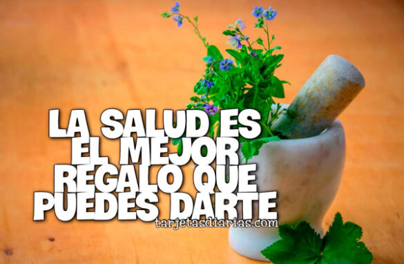 LA SALUD ES EL MEJOR REGALO QUE PUEDES DARTE