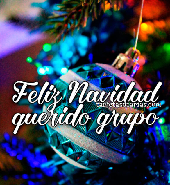 FELIZ NAVIDAD QUERIDO GRUPO