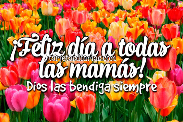 ¡FELIZ DÍA A TODAS LAS MAMÁS! DIOS LAS BENDIGA SIEMPRE