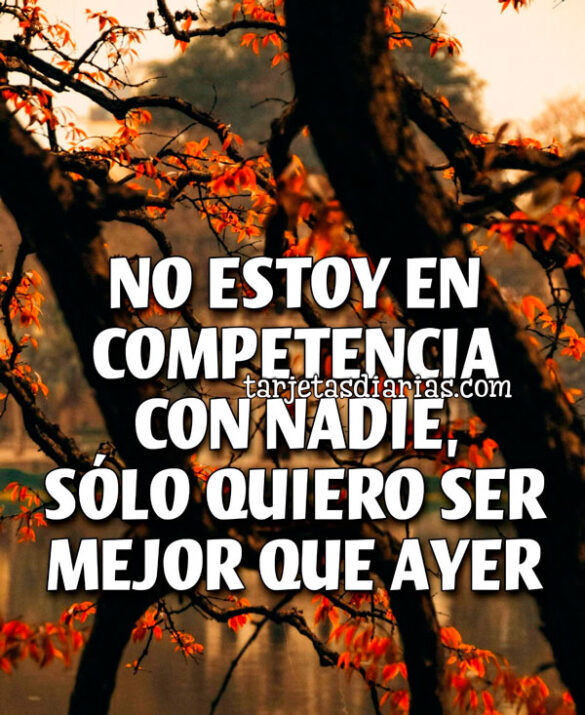 NO-ESTOY-EN-COMPETENCIA-CON-NADIE-SÓLO-QUIERO-SE-MEJOR-QUE-AYER NO ESTOY EN COMPETENCIA CON NADIE, SÓLO QUIERO SE MEJOR QUE AYER