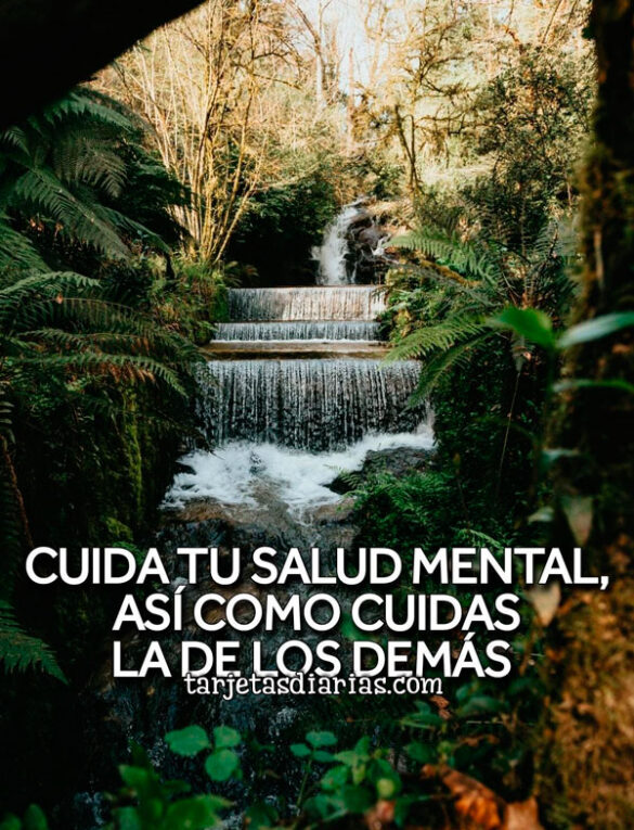 CUIDA TU SALUD MENTAL, ASÍ COMO CUIDAS LA DE LOS DEMÁS
