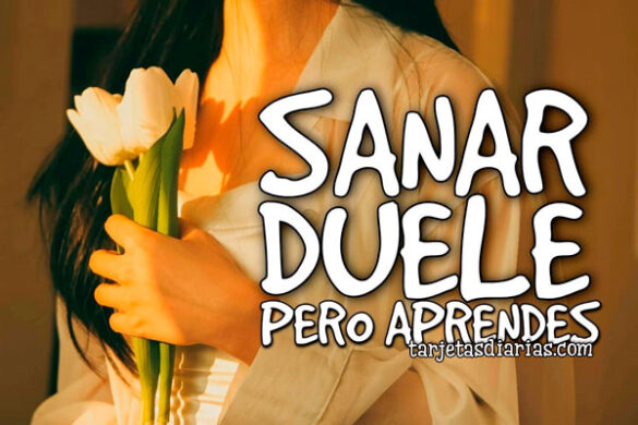 SANAR DUELE, PERO APRENDES