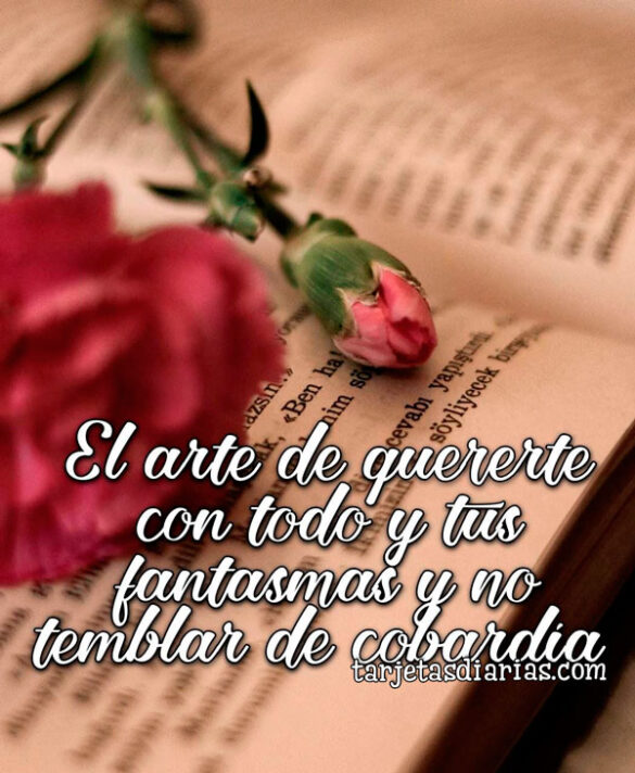 EL ARTE DE QUERERTE CON TODO Y TUS FANTASMAS Y NO TEMBLAR DE COBARDÍA