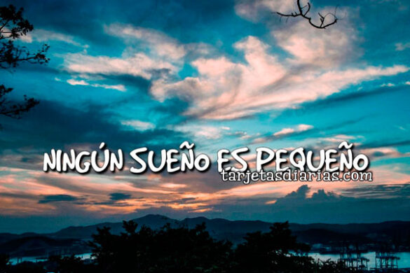 NINGÚN SUEÑO ES PEQUEÑO