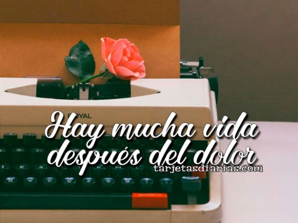 HAY MUCHA VIDA DESPUÉS DE DOLOR