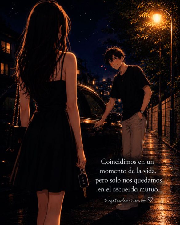 COINCIDIMOS EN UN MOMENTO DE LA VIDA, PERO SOLO NOS QUEDAMOS EN EL RECUERDO MUTUO