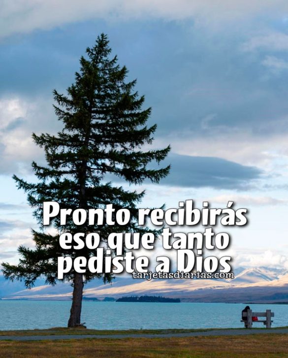 PRONTO RECIBIRÁS ESO QUE TANTO PEDISTE A DIOS