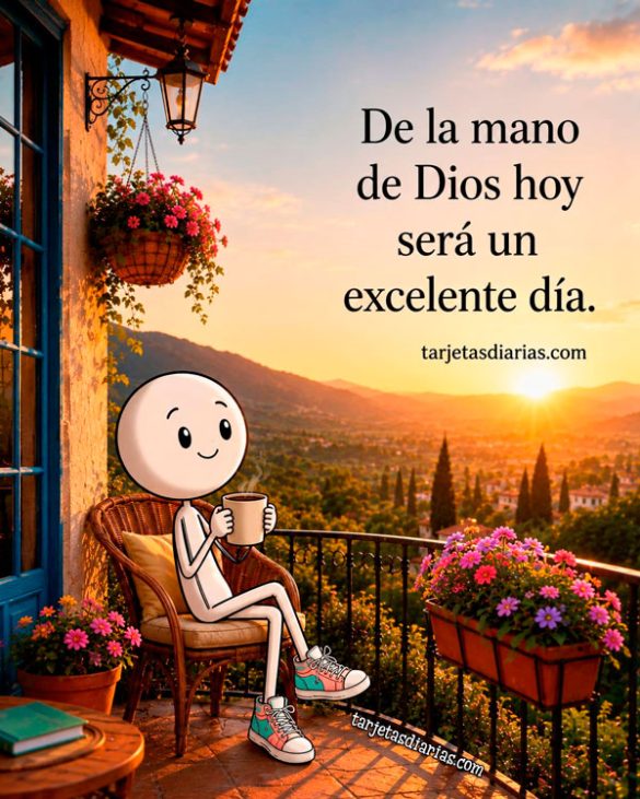 DE LA MANO DE DIOS HOY SERÁ UN EXCELENTE DÍA