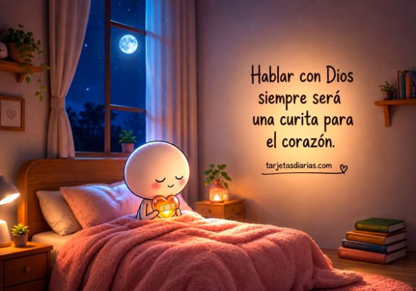 HABLAR CON DIOS SIEMPRE SERÁ UNA CURITA PARA EL CORAZÓN