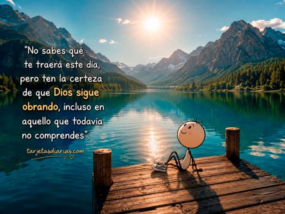 NO SABES QUE TRAERÁ ESTE DÍA, PERO TEN LA CERTEZA DE QUE DIOS SIGUE OBRANDO